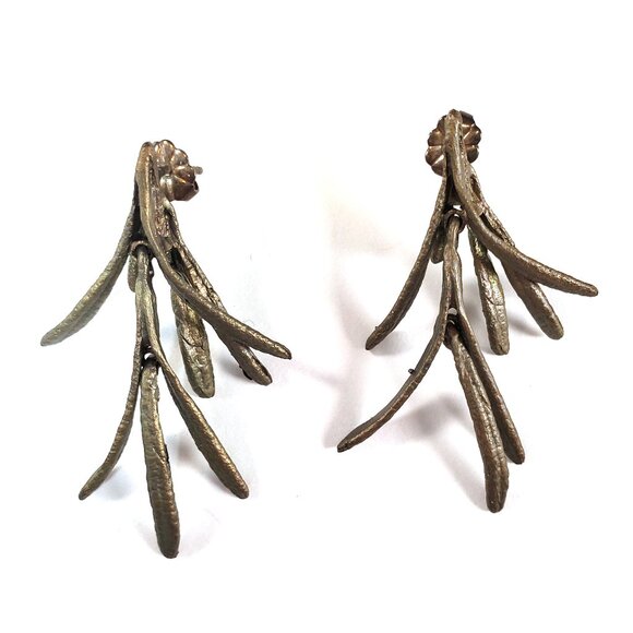 Michael Michaud Rosemary Dangle Post Earrings - Picture 2 of 3